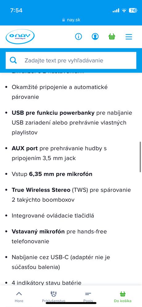 Bluetooth reproduktor, 