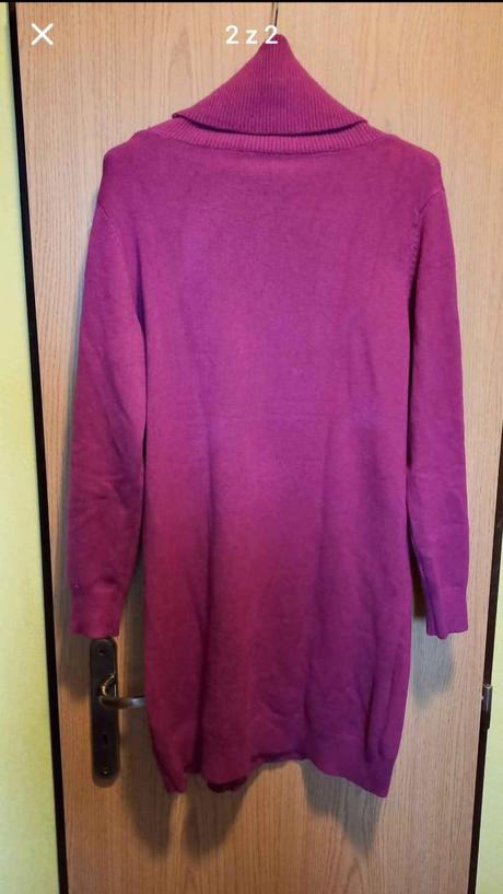 Krásne nové cyklámenové šaty vel.uni s až l, 