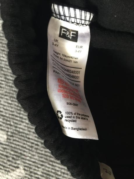Chlapcenske teplaky 3ks balenie, f&f,98 / 104