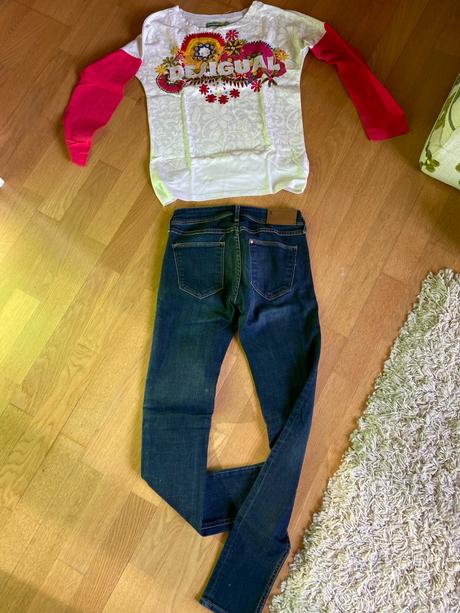 Rifle + tričko desigual, 152