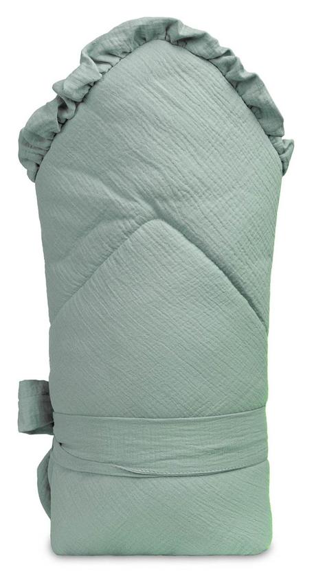 Sensillo zavinovačka mušelínová 90x90cm khaki, 