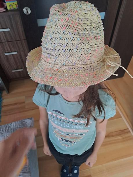 Slamený klobuk 116/122, h&m,116