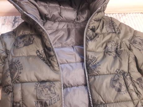 Frajerska obojstranna chlapcenska bunda c.90, benetton,92