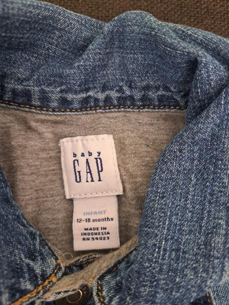 Riflová bundička unisex, gap,80