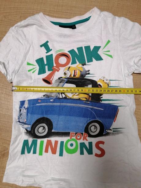 Tricko minions, velkost 134, pepco,134