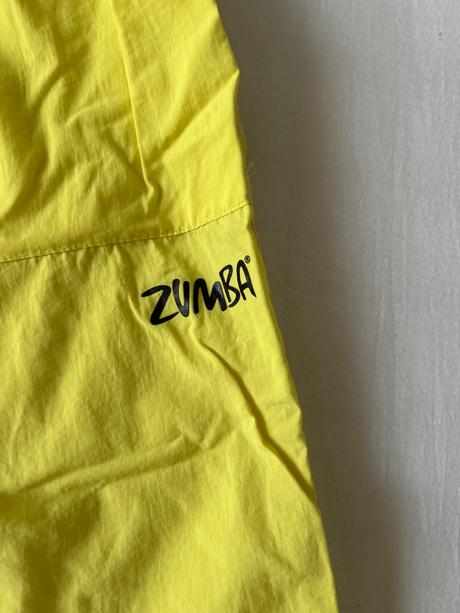 Žlté látkové zumba trištvrťáky-l, l