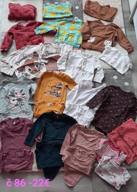 Balík oblečenia pre dvojičky č.86, 86