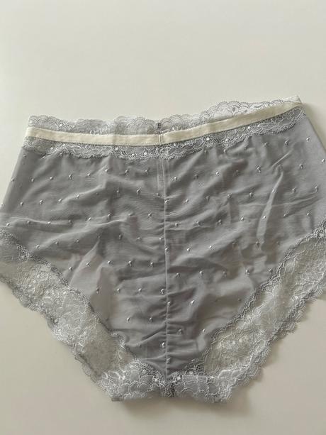 Vysoké šedé a čierne bedrové nohavičky, l