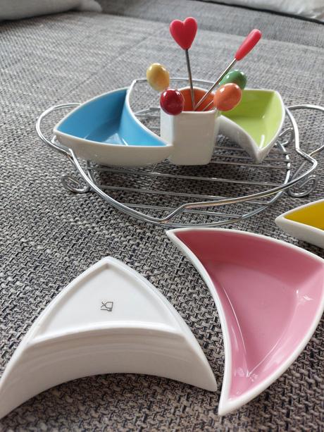 Veselé servírovanie misky (+napichovacky),