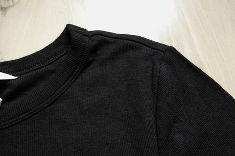 Mäkkučké rebrované tehu tričko h&m, h&m,m