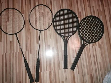 Rakety tenis, bedminton, 