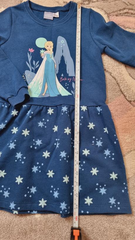 B3465 šaty hrubšie, disney,110