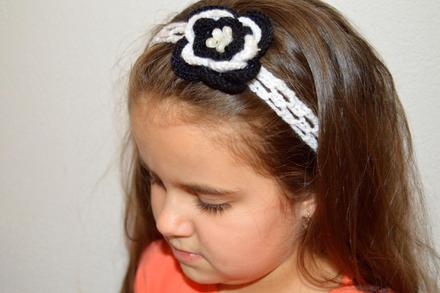 Módne čelenky s kvetom, 