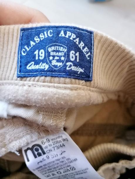 Chlapčenské nohavice, mothercare,74