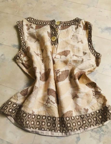 Ľanový top, next,l