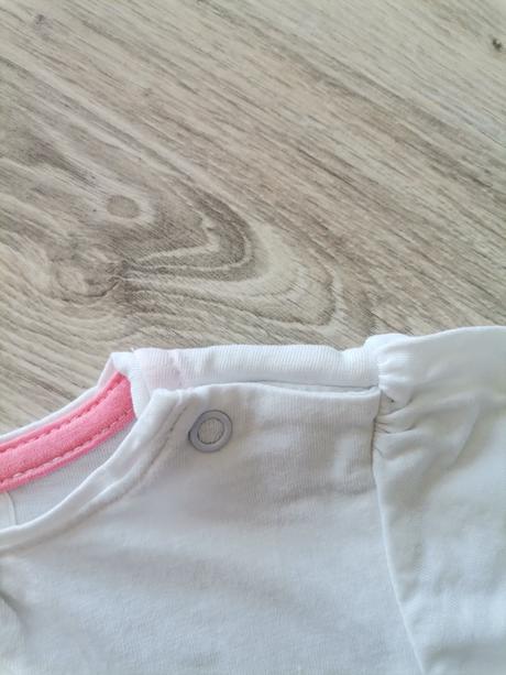 Dievčenské riflove šaty so zajacom + biele tričko, ergee,74