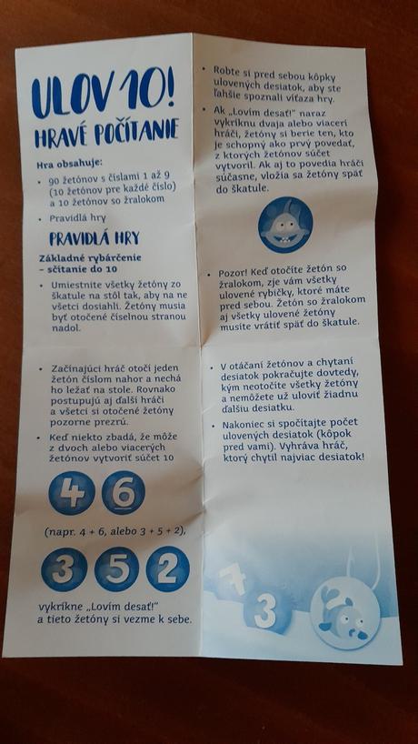Predam hru ulov 10 - hrave pocitanie, 