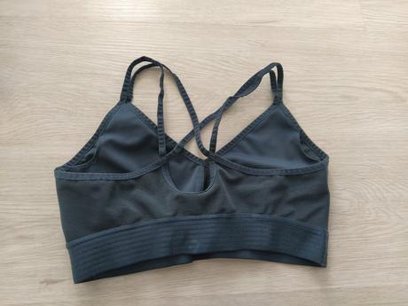 Petrolejovomodra športová podprsenka., h&m,s