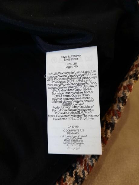 Damska vlnena sukna, 38