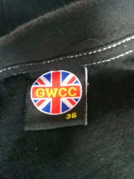 Dámsky čierny top so zlatým motívom, gwcc, s