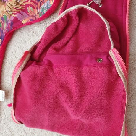 Kabátik mikina na nosenie, s