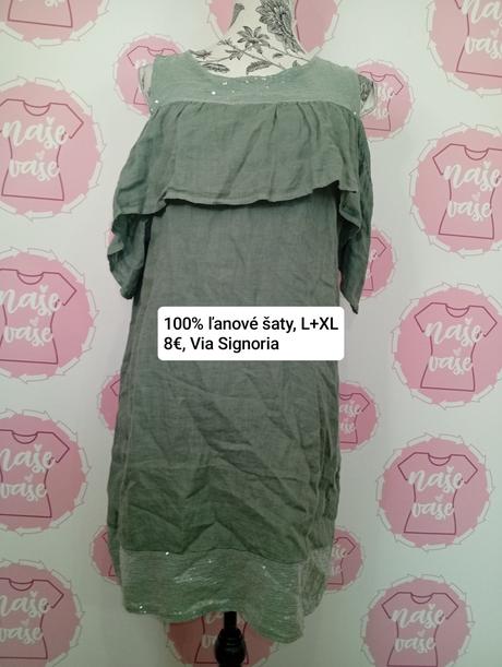 Ľanové šaty, l