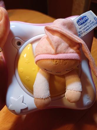 Chicco kocka ružová nočná lampa, 