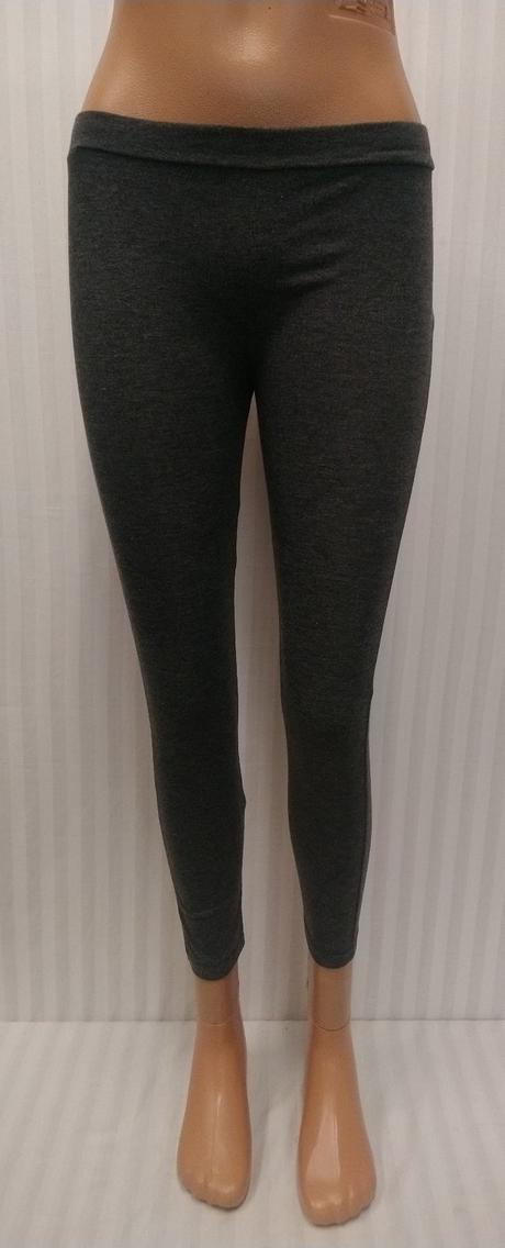 Dámske elastické sivé 3/4 legíny, italy, xs, xs