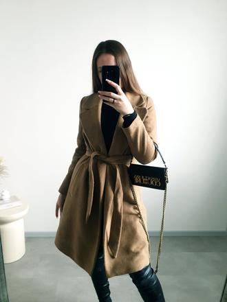 Kabát s prímesou vlny s, stradivarius,s