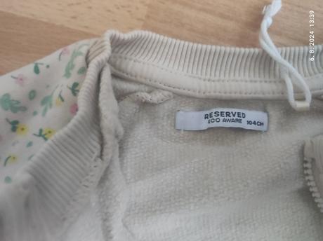 Mikina pre dievčatko 104, reserved,104