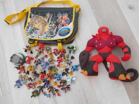 Gormiti-69kusov+1x velký látkový+taška postavičky,, 