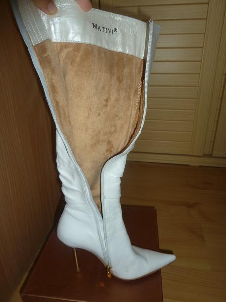 Biele svadobne čizmy, 37