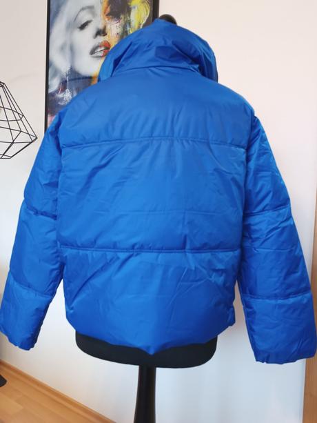 Kráľovský modrá bunda zo stojačikom, reserved,m