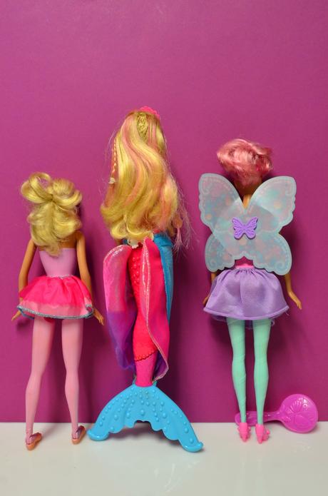 Barbie bábiky baletka, morská panna, víla,