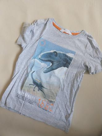 Tričko dino, h&m,122