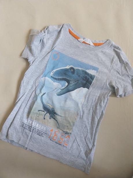 Tričko dino, h&m,122