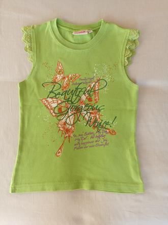 Kvalitné tričko s potlačou a trblietkami veľ. 134, wenice,134