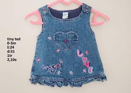 Riflové šaty, tiny ted,62