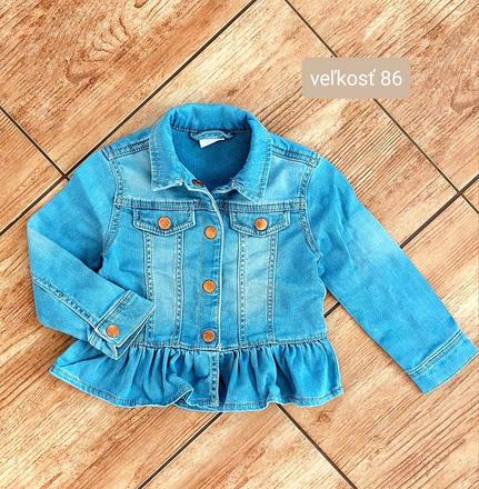 Romantická dievčenská riflovka 86/92, 86