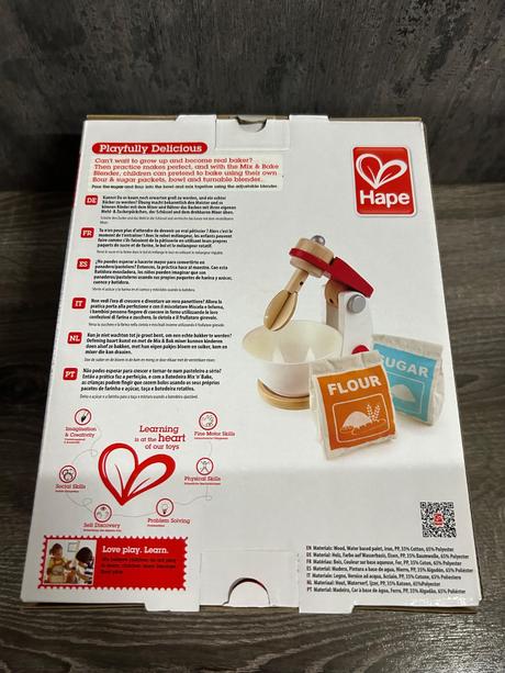 Hape - dreveny mixer,