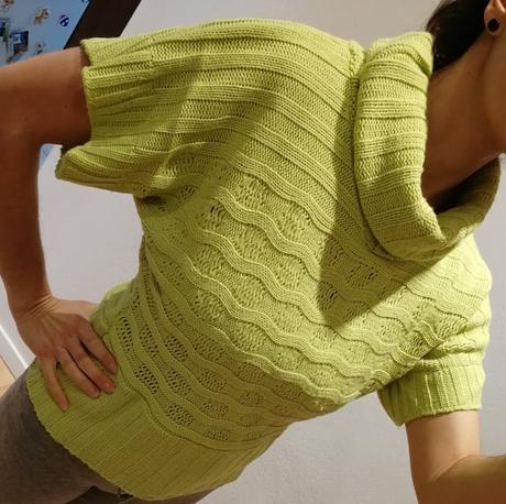 Hraskovo zeleny sveter, m