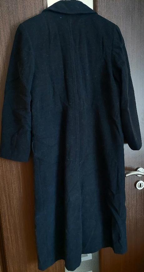 Čierny dámsky kabát, 38