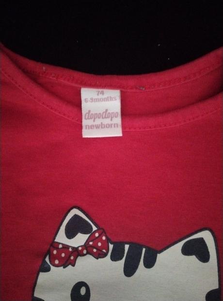 Tričko s mačkou, dopodopo,74