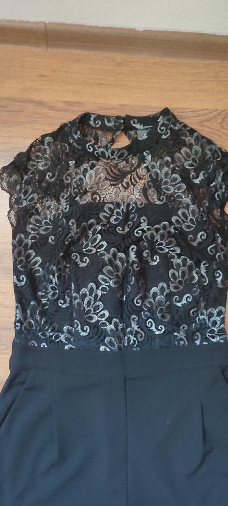 Čierny overal, bershka,36