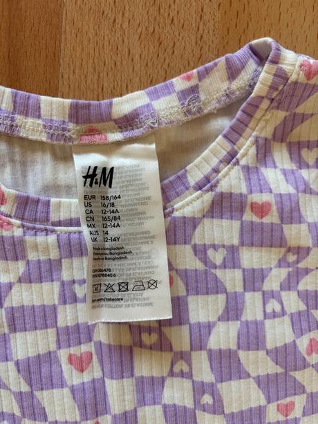 Pyžamo, h&m,158
