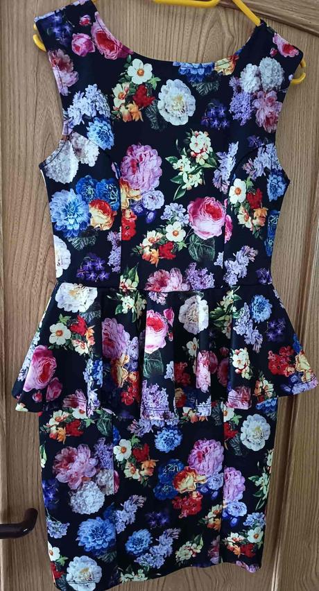 Peplum šaty, topshop,40