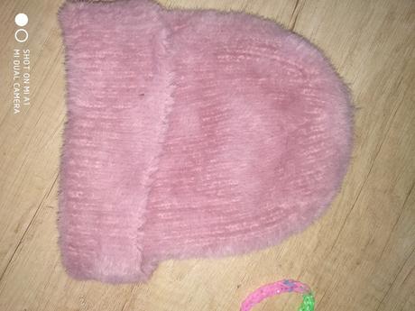 Dievčenská ružová zimna čiapka veľ 7-10r, next,140