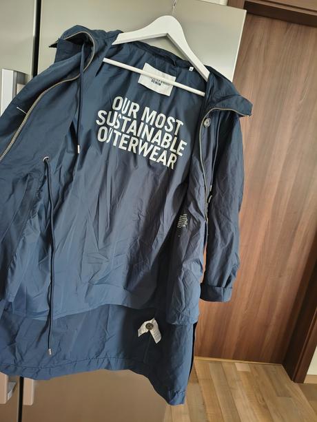 Marco polo prechodná tmavo modrá parka m-l, marc o´polo,m