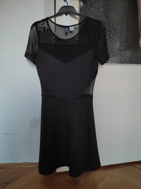 Čierne šaty, h&m,xs