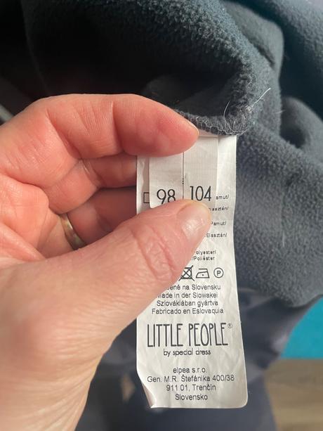 Softshellovy overal 98/104, little people,104